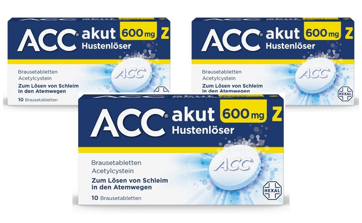 ACC akut 600 mg Z 10정 패키지 3박스