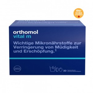 Orthomol Vital M 30 Stk** //오소몰이뮨 M /남성 명품 비타민