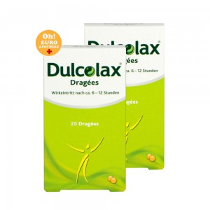 1+1 둘코락스 변비 완화제 20정 (1+1 / 40정!!!!!)   DulcoLax Dragées