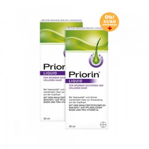 탈모를 위한 Priorin 액체 펌프 솔루션 (2x50 ml)