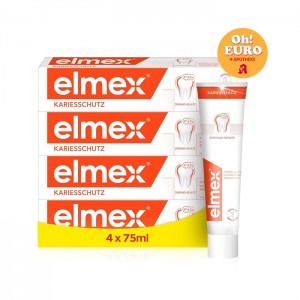 elmex 엘맥스 충치 예방 보호 치약 75ml x 4
