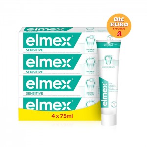 elmex 엘맥스 센서티브 민감성 치약 75ml x 4