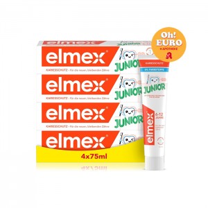 elmex 엘맥스 키즈치약 75ml x 4