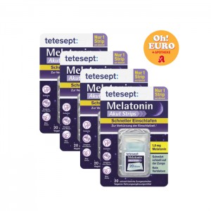Tetesept Melatonin 멜라토닌 스트립 1.8mg 20매x4