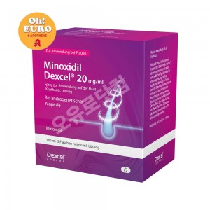 미녹시딜 덱셀 20mg 여성용 스프레이 [60x3] 180ml Minoxidil Dexcel 20mg Spray for Women [60x3] 180ml