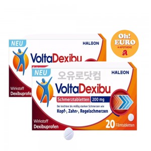 볼타렌 효과빠른 진통제 덱시부로펜 200mg [20정x2] VoltaDexibu 200mg [20stk x2]