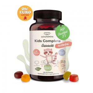 와우타민스 무설탕 키즈 종합 비타민 오메가3함유[120정] wowtamins Kids Complete Sugar-Free Delicious Multivitamin [120stk]
