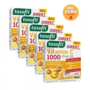 탁소핏 비타민C1000+아연+비타민D3+셀레늄 [20x5] taxofit VitaminC 1000+Zinc+D3 Direct [20x5]