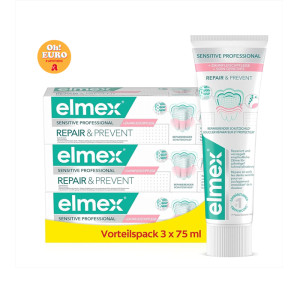 elmex 센서티브 프로페셔널 리페어 앤 프리벤트 치약 75ml x 3